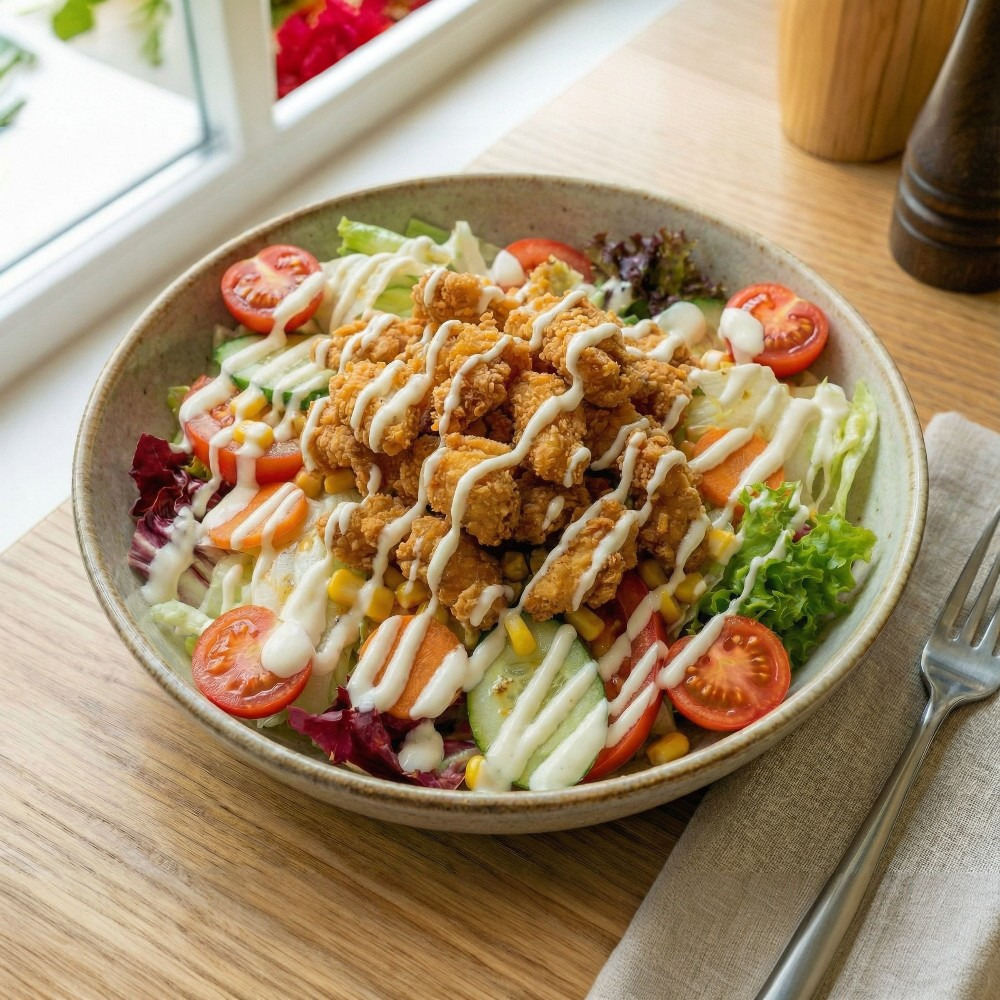 Fit Çıtır Tavuklu Sezar Salata