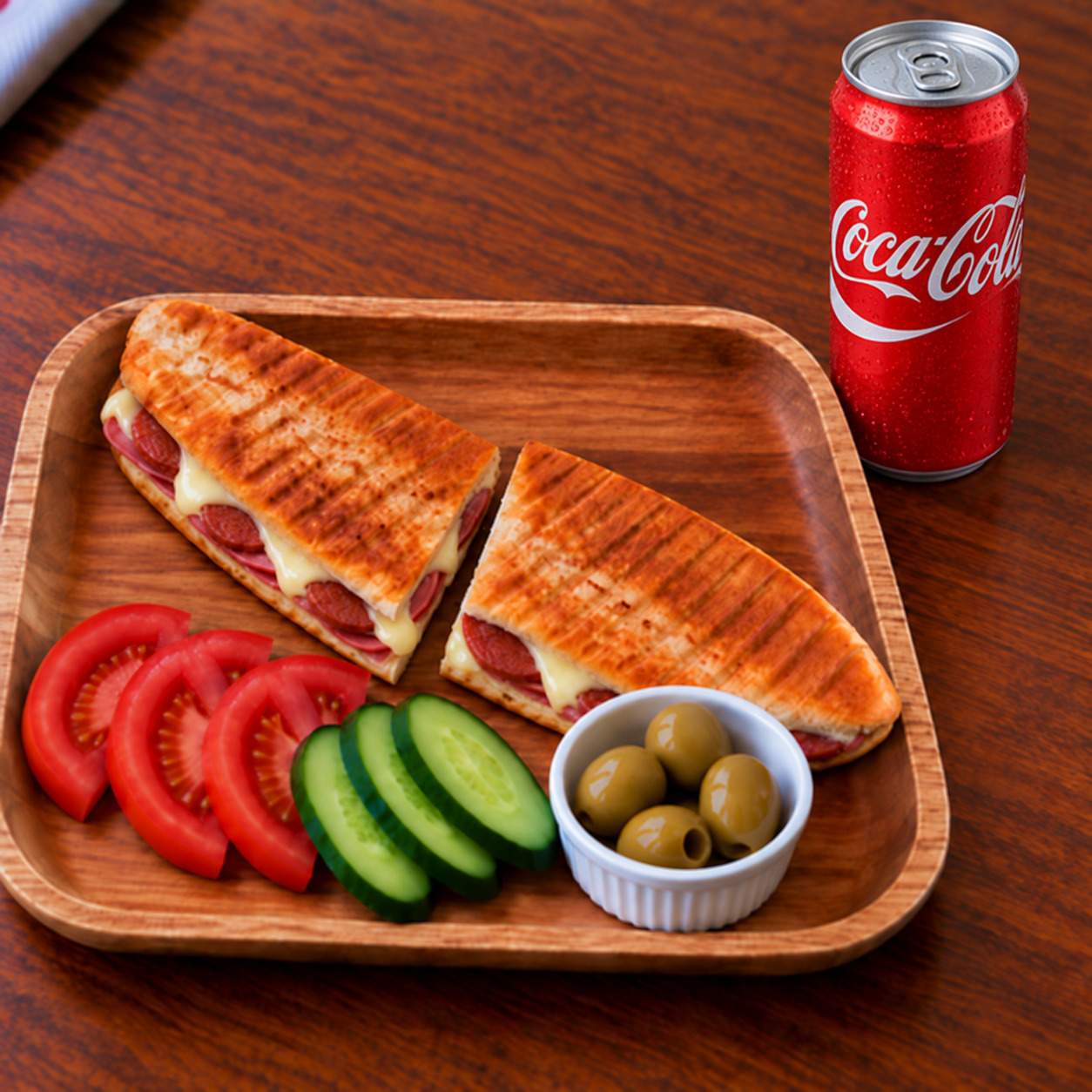 Karışık Tost + Kutu İçecek