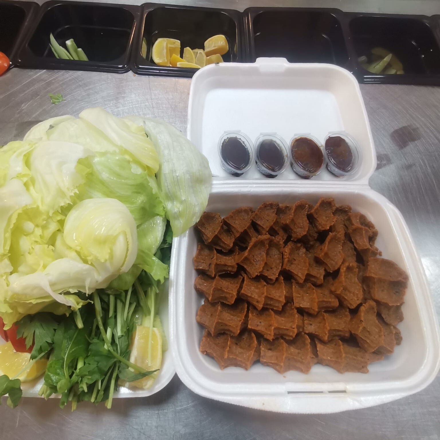 Çiğ Köfte (500 Gr) Porsiyon Menü