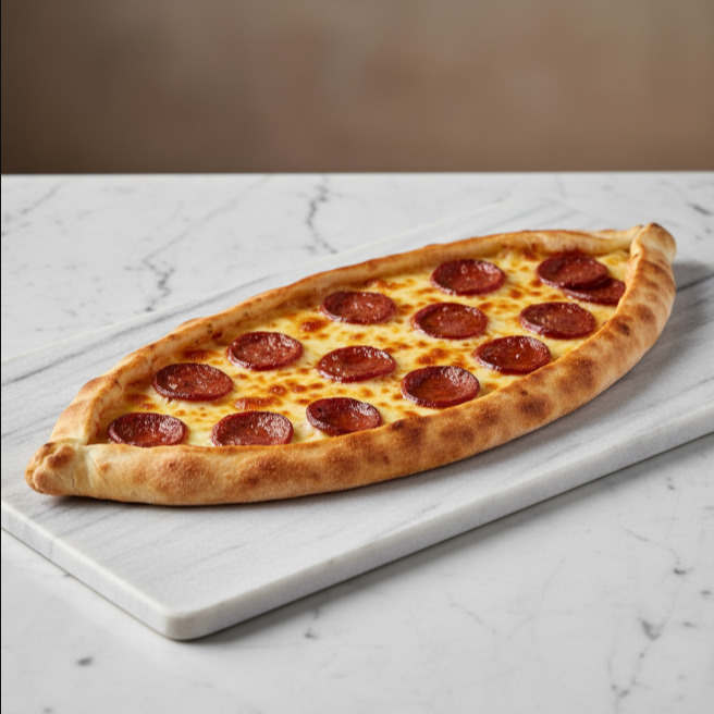 Sucuklu Kaşarlı Pide
