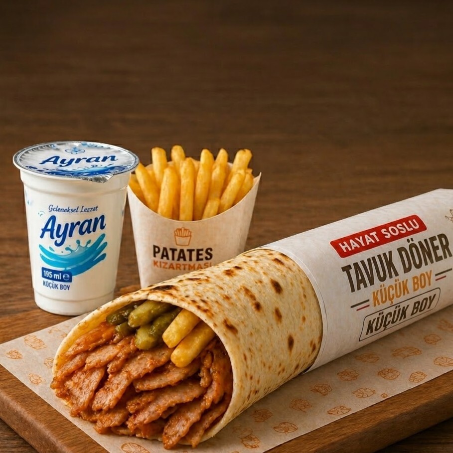 Soslu Hatay Smal Dürüm Menü