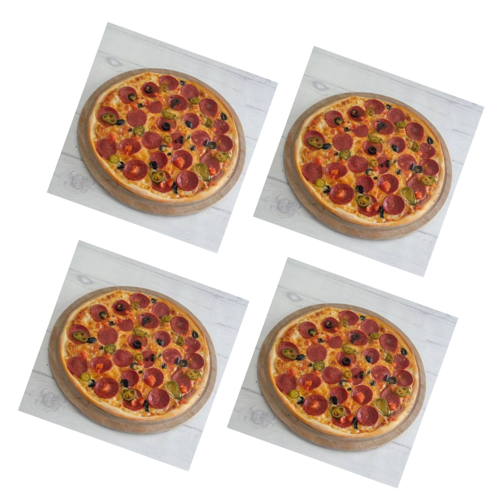 4 Adet Orta Boy Texas Pizza Menü