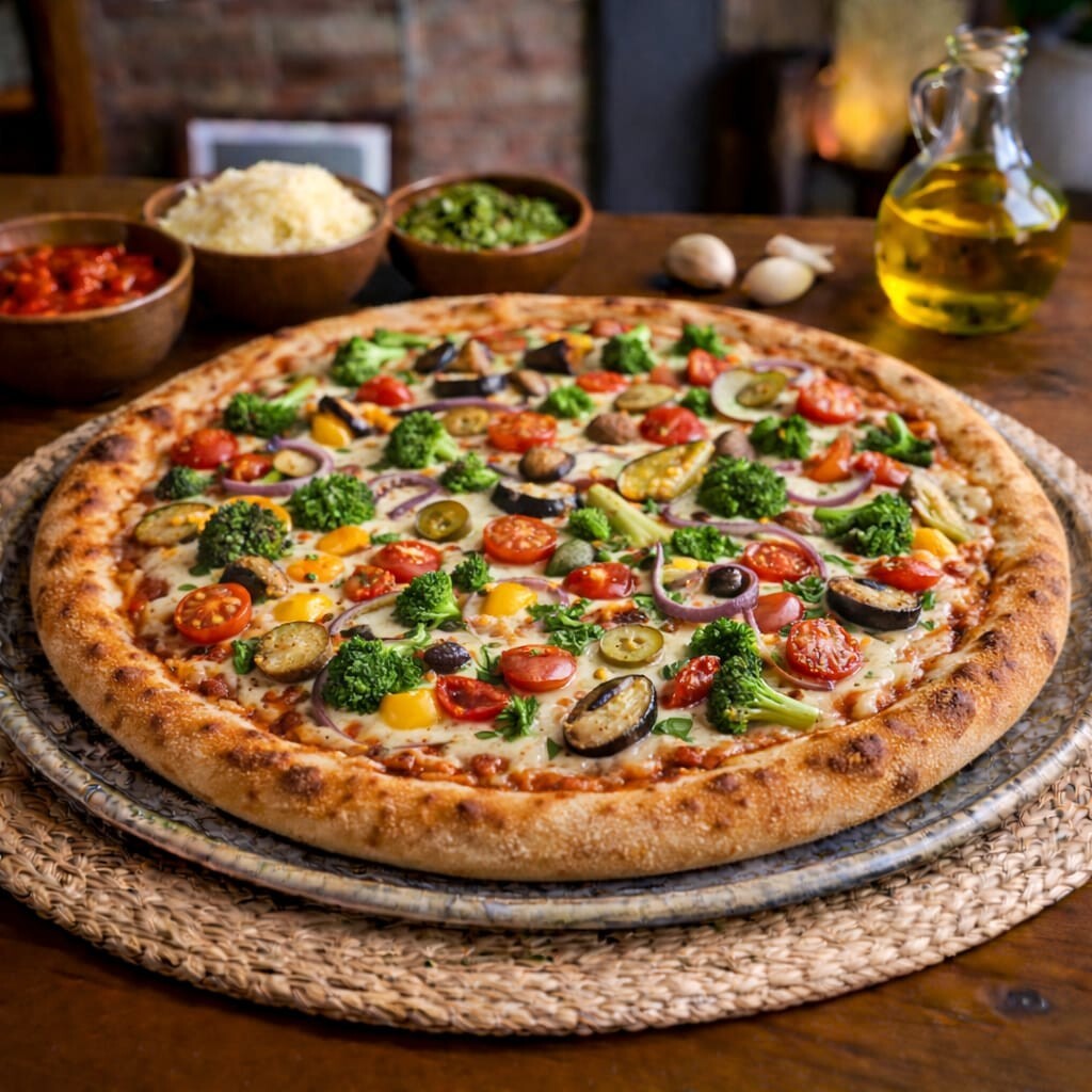 Vegan Sebze Bahçesi Pizza (32 cm)