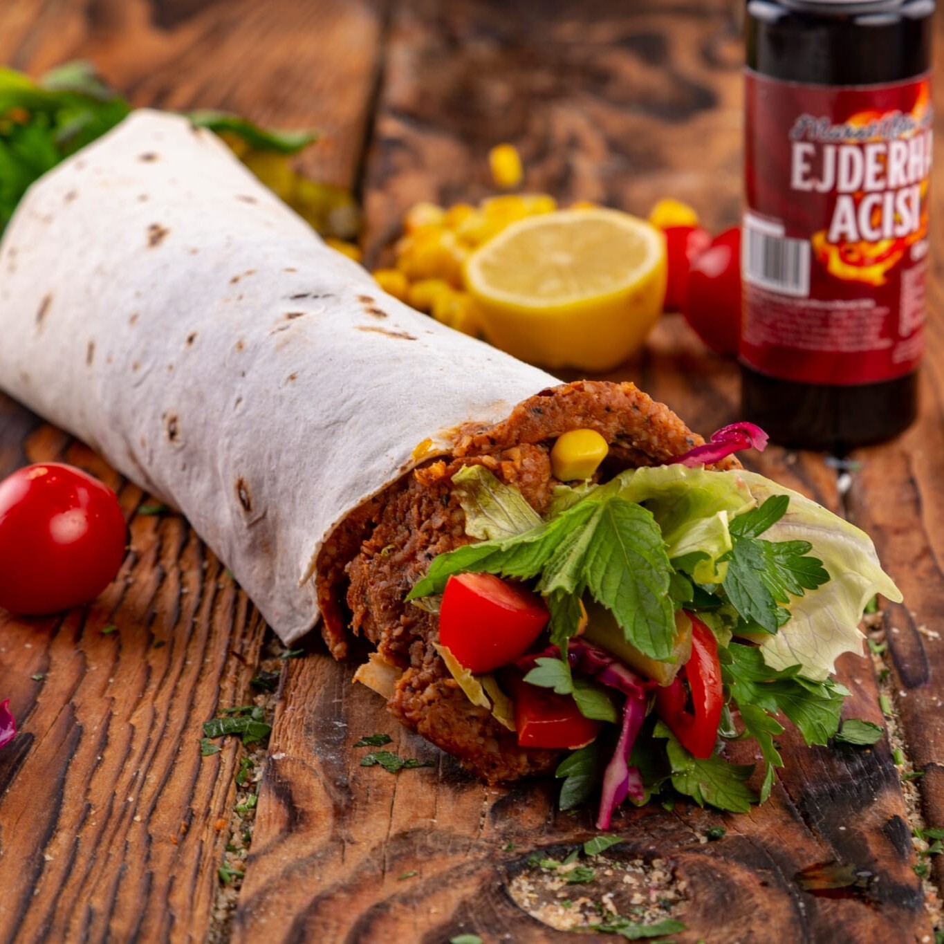 Antep Usulü Çiğ Köfte Dürüm (150 gr)