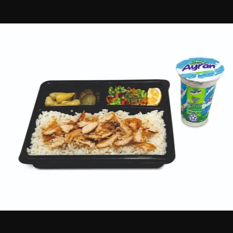 Pilav Üstü Tavuk Döner & Sütaş Ayran (175 ml)
