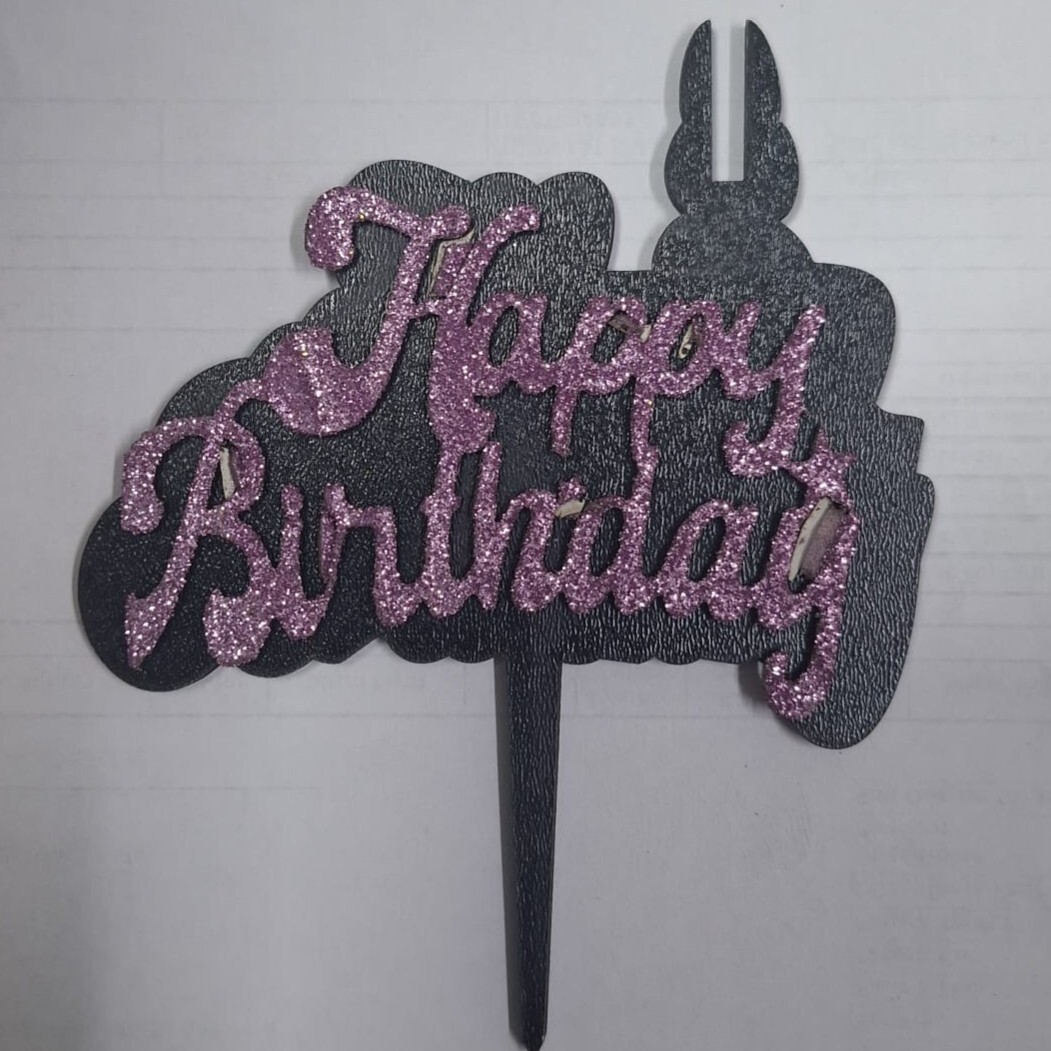 Happy Birthday (Pasta Üzeri Yazı)