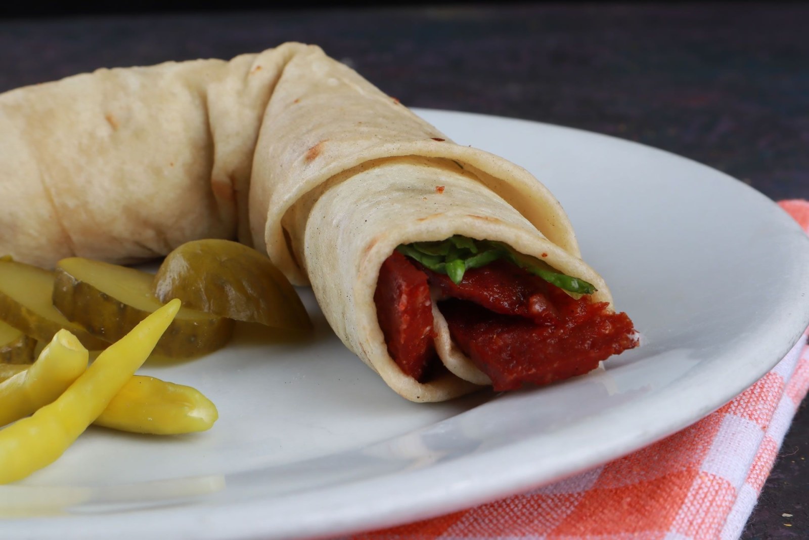 Sucuk Dürüm + { Ayran }