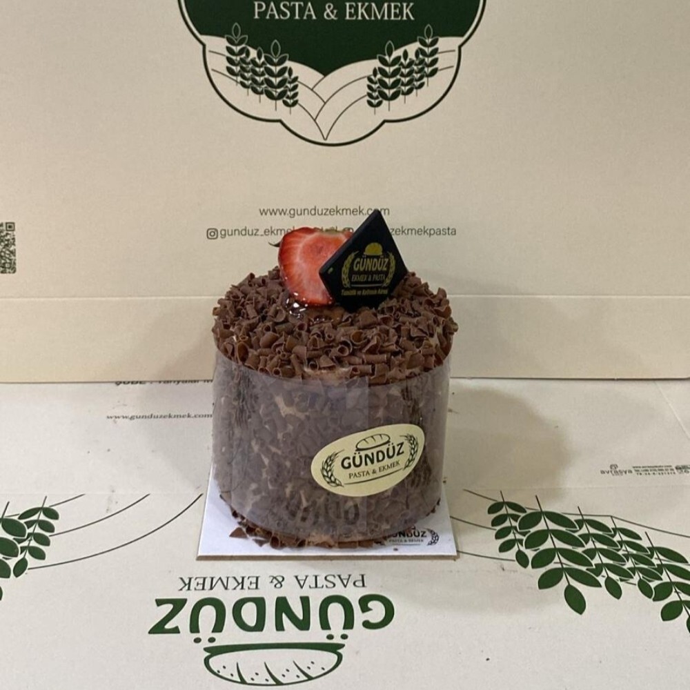 Siyah Çikolata Kaplı Mini Pasta