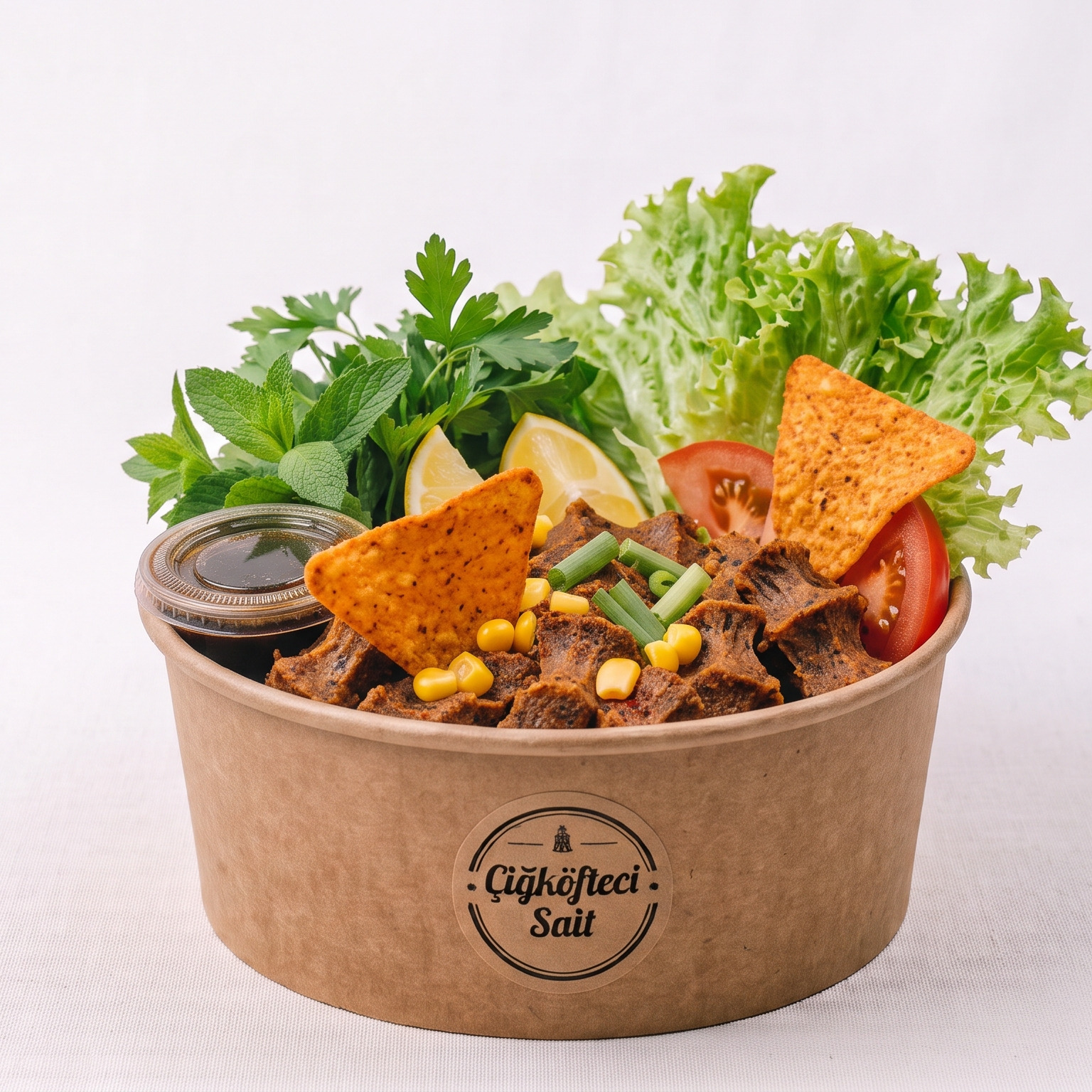 Doritoslu Bowl Sıkım Çiğ Köfte