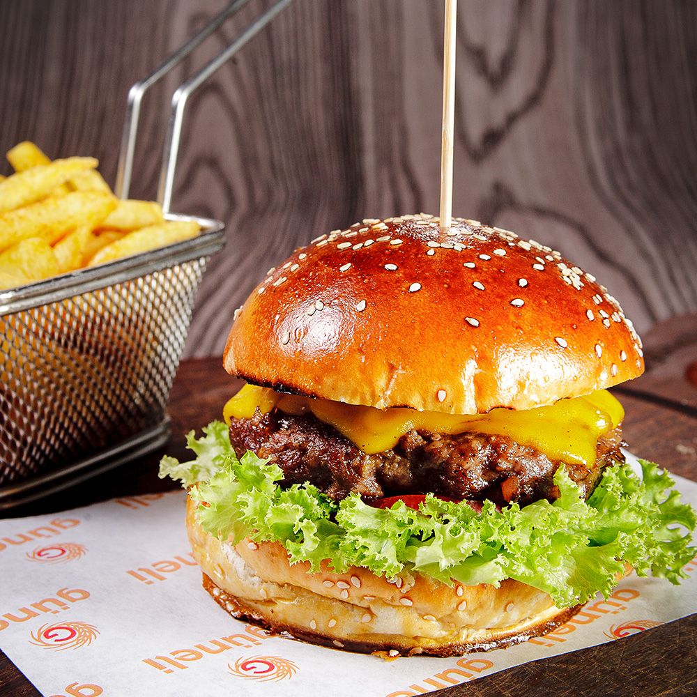 Cheeseburger (150 gr.)