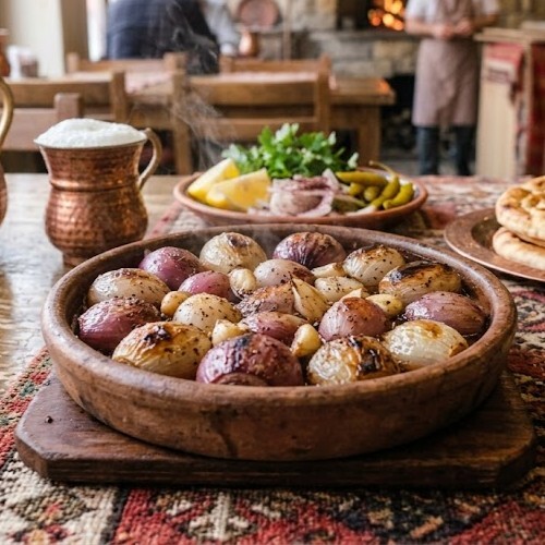 Kiremitte Soğan