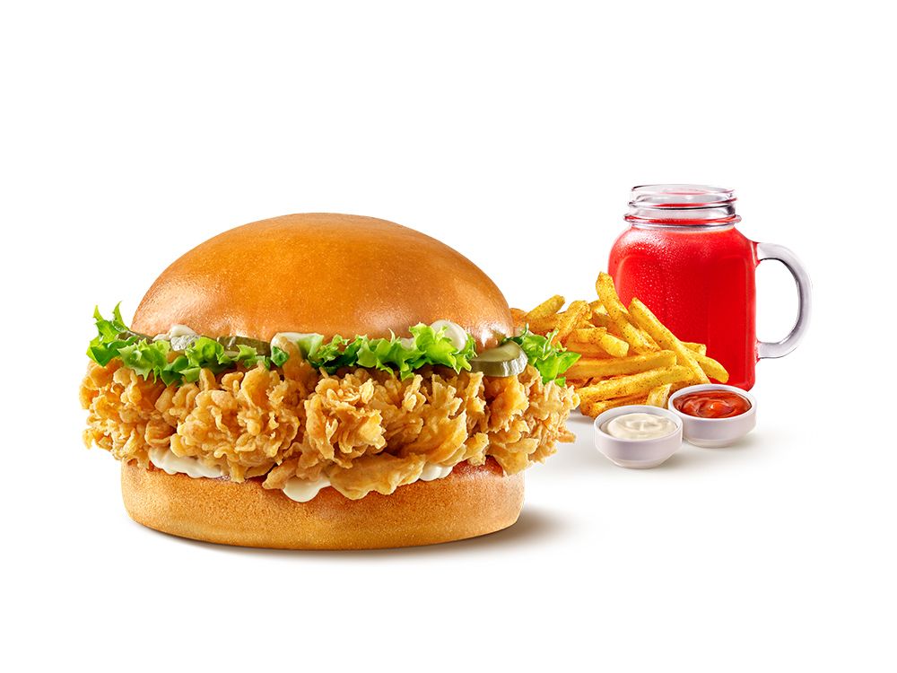 Chicken Burger Menü