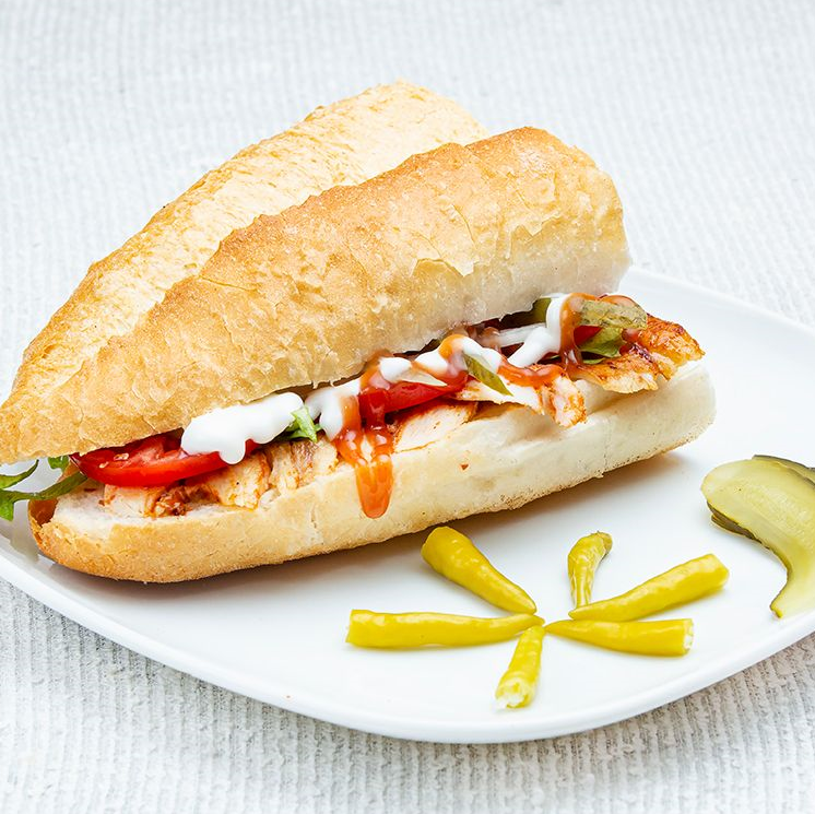 Yarım Ekmek Arası eski usul Tavuk Döner