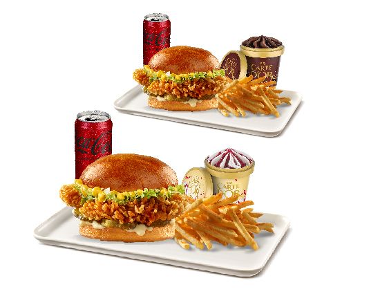 Algida Menüsü (Cajun Burger 2 Kişilik)