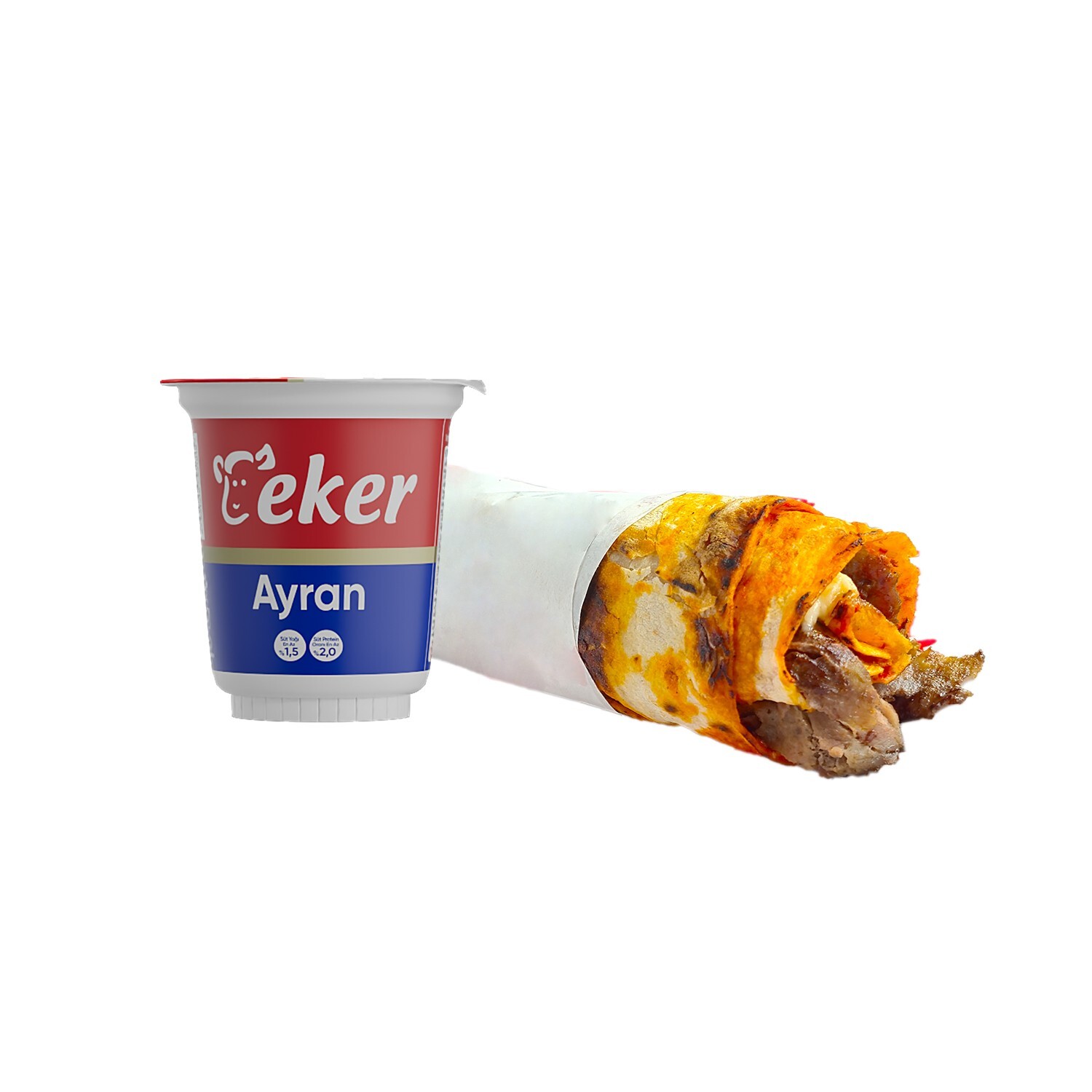 Et Döner Dürüm +Ayran