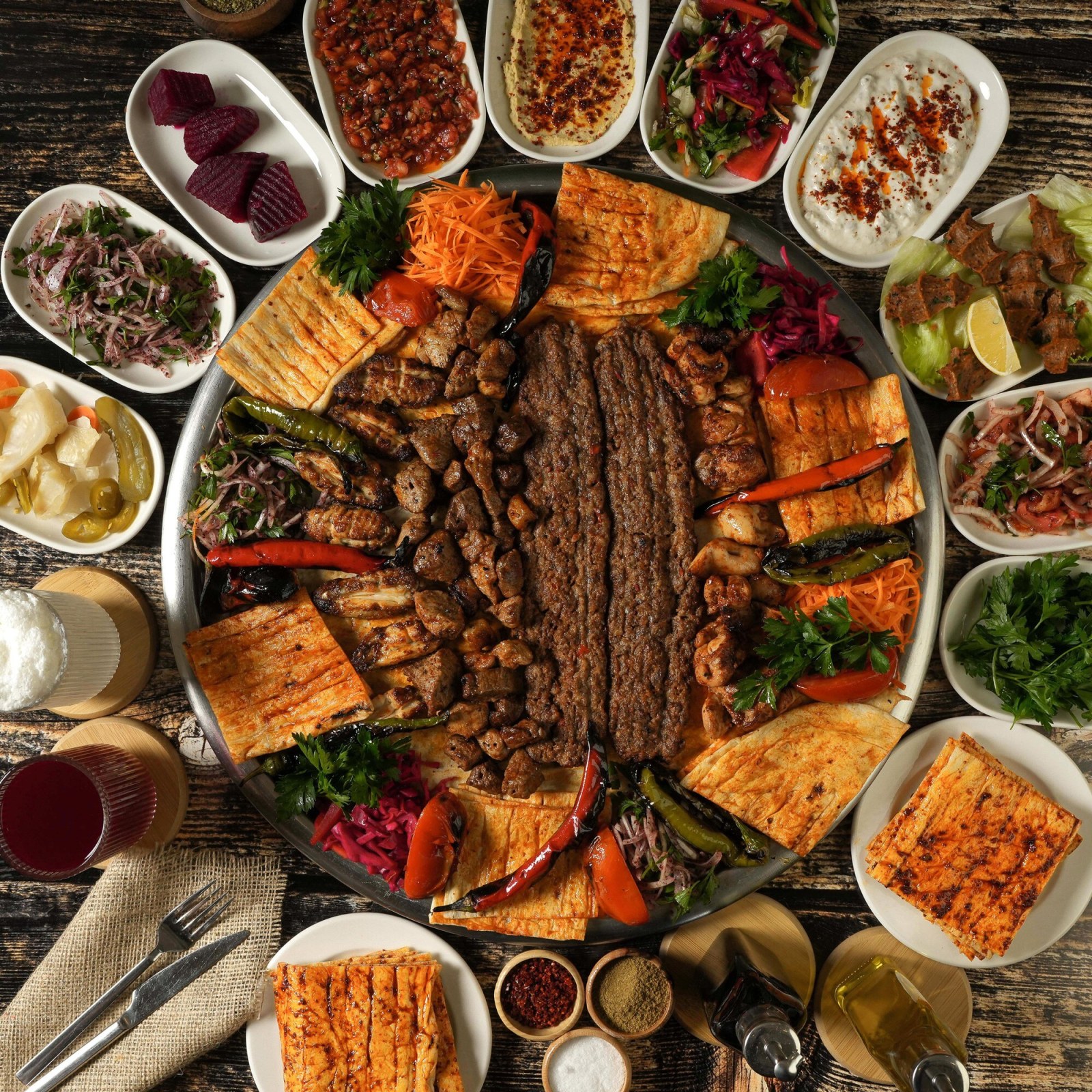 Karışık Muhtar Sofrası (3 Kişilik)