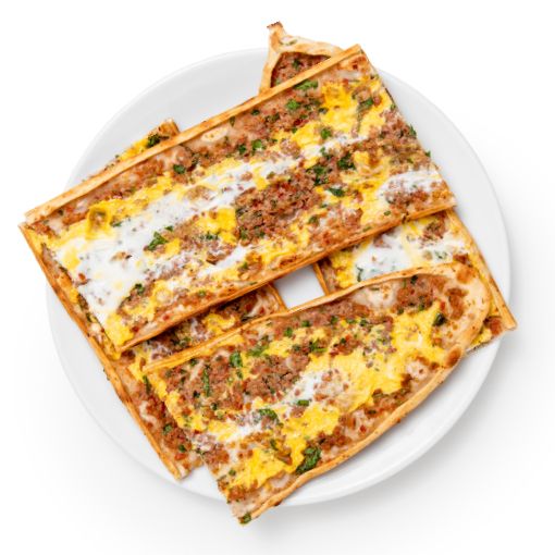 Kıymalı Yumurtalı Pide