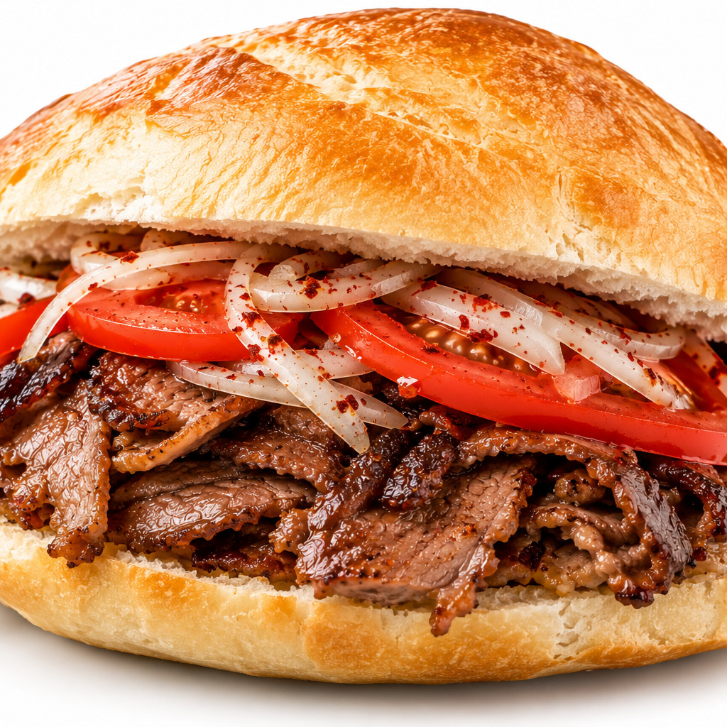 Pita Ekmek Arası Et Döner