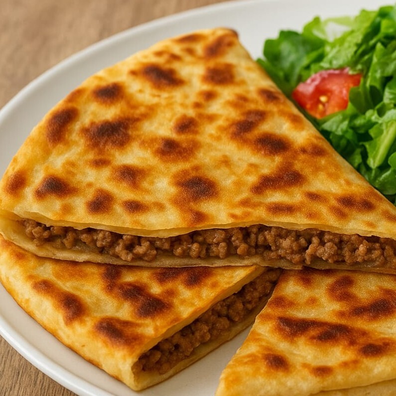 Kıymalı Mantarlı Gözleme