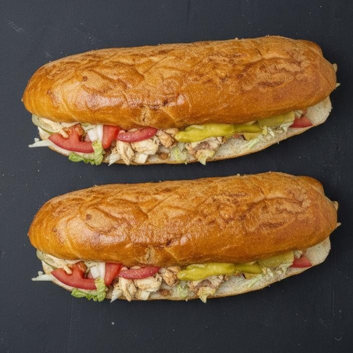 1 Alana 1 Bedava Ekmek Arası Tavuk Döner