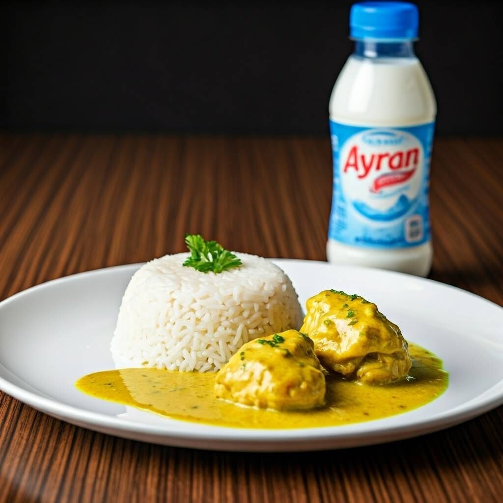 Kori Soslu Tavuk+ Eker Tombul Ayran
