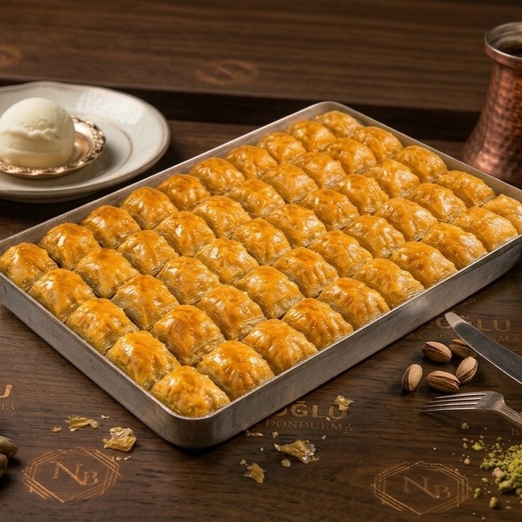 Klasik Fıstıklı Baklava Tepsi (2 kg.)