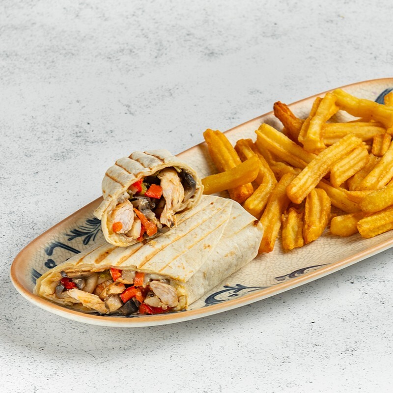 BBQ Soslu Tavuk Dürüm (845,25 KCal)
