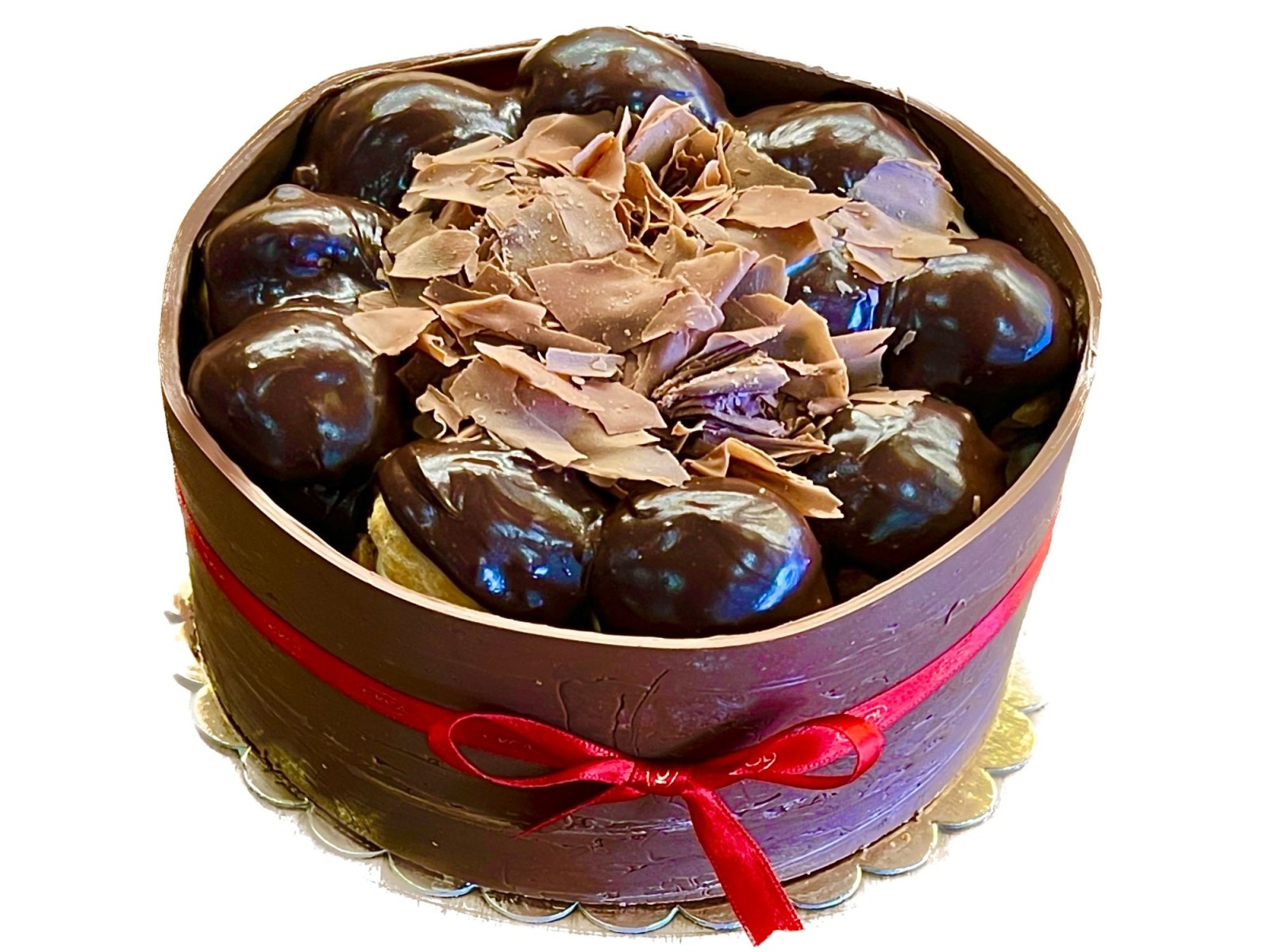 Profiterollü Fıstıklı Pasta (8 Kişilik)