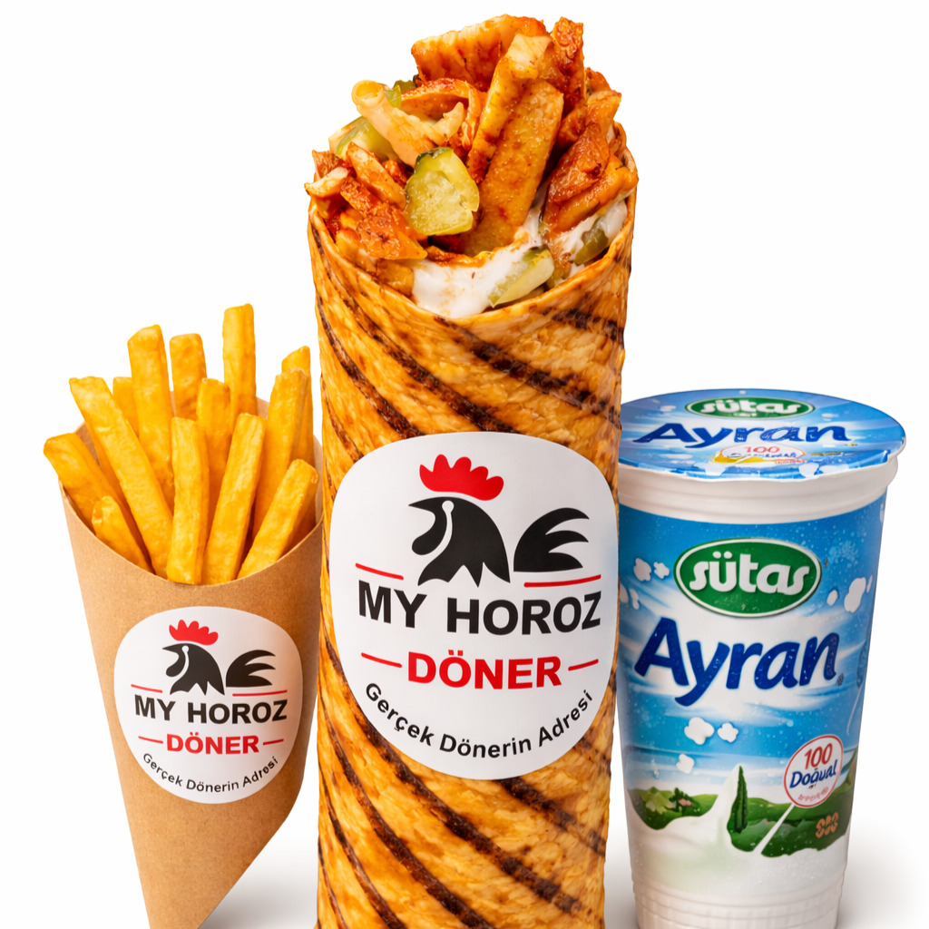 Xlarge Tavuk Dürüm Menü (150 gr)