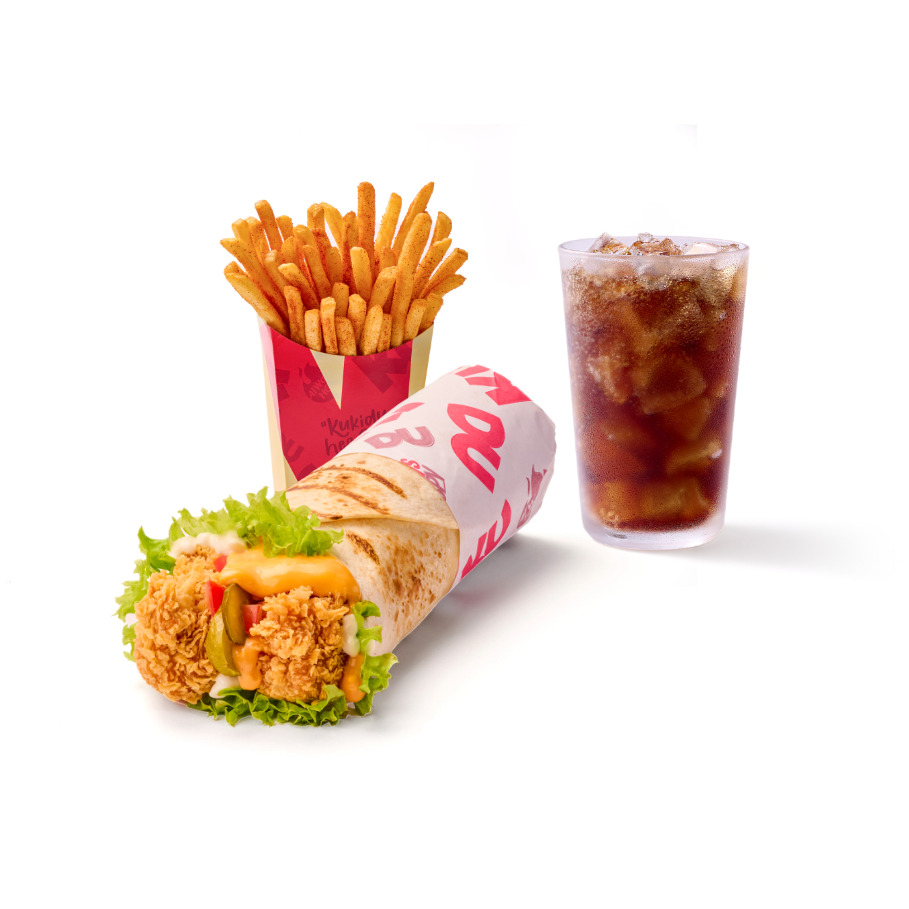 Chicken Wrap Menü