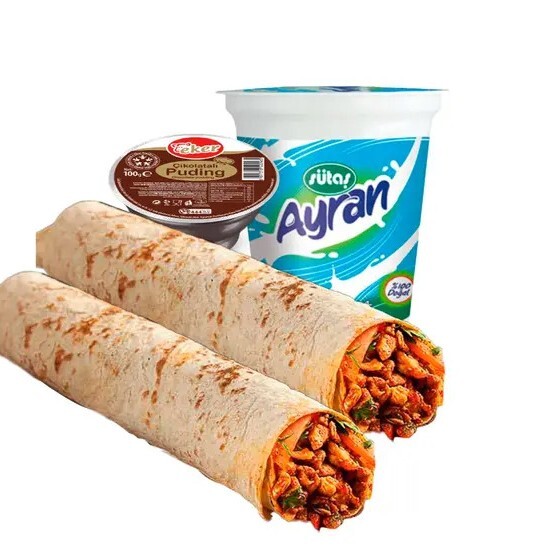 2'li Tavuk Tantuni Dürüm Menü