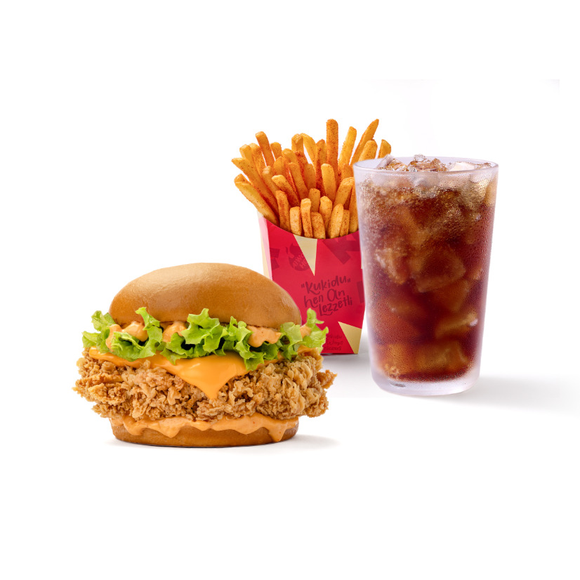 Jr Chicken Burger Menü