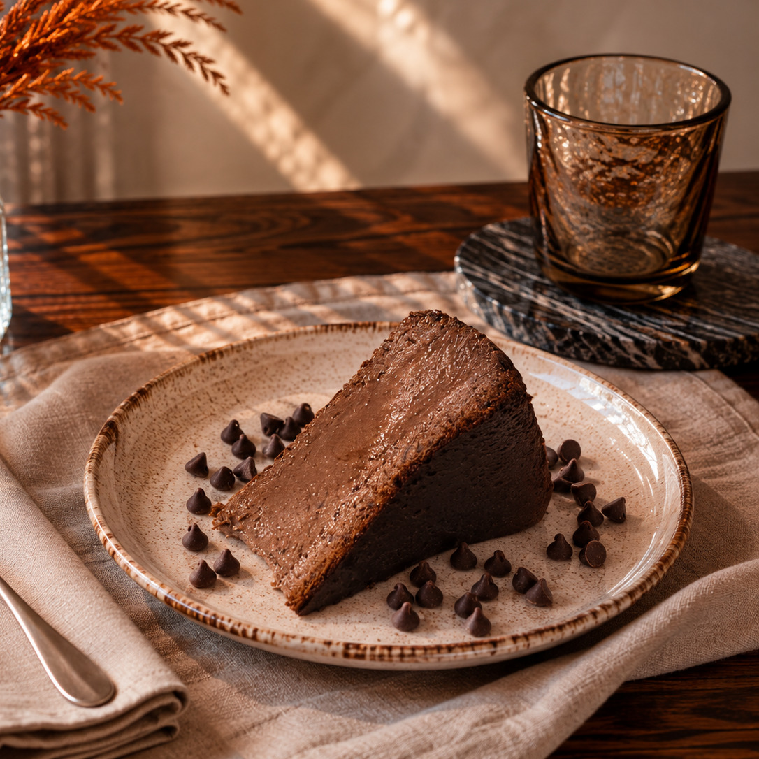 Bitter Çikolatalı İspanya La Vina Bask Cheesecake