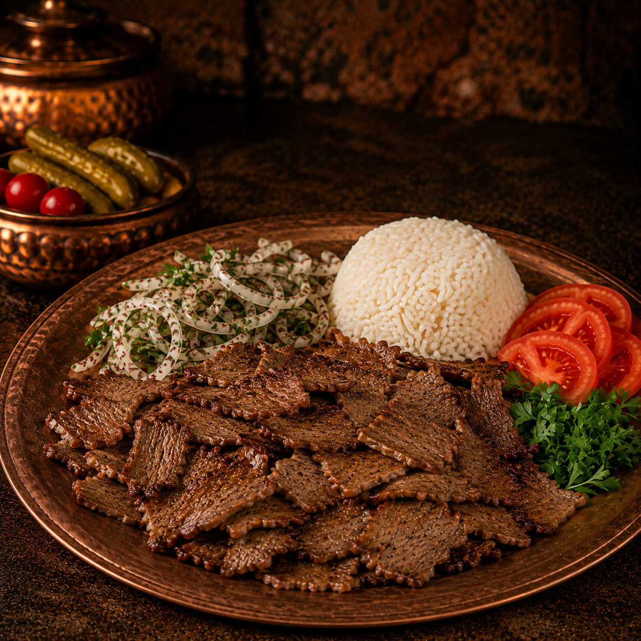 Et Döner Pilav Üstü