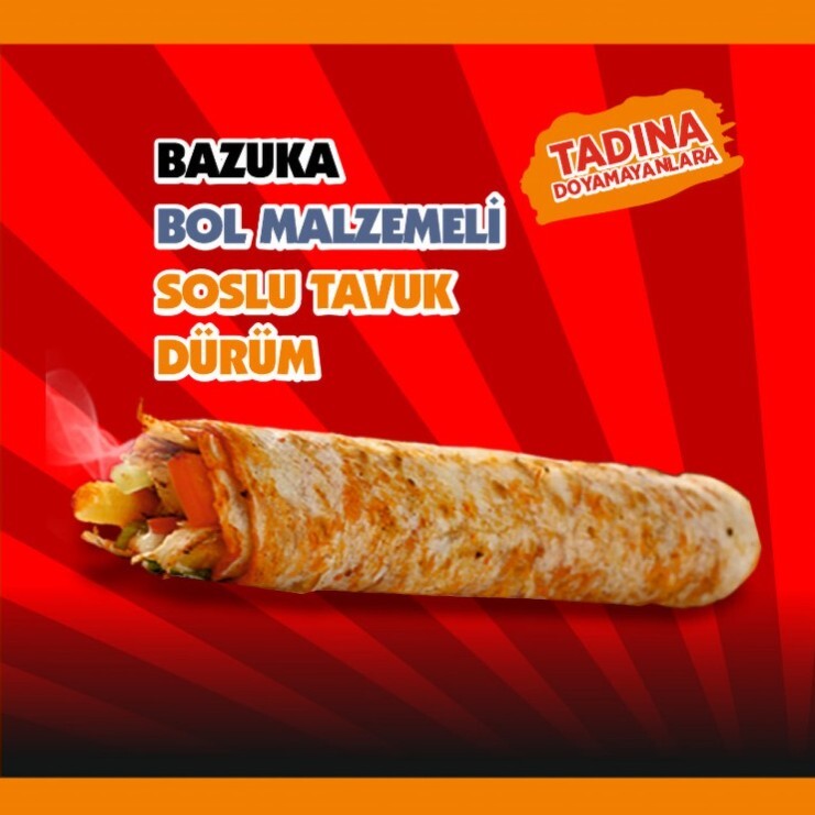 Bazuka Tavuk Döner Dürüm
