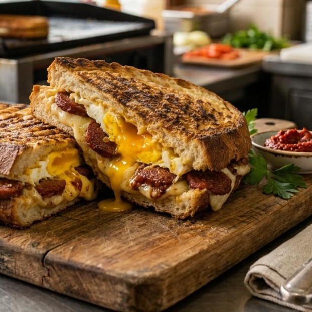 Yarım Karışık Salçalı Tost