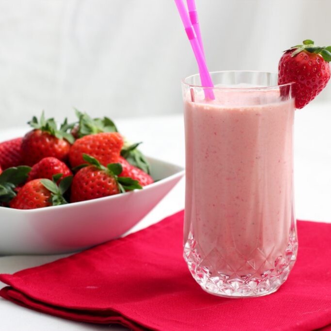 Çilekli Milkshake