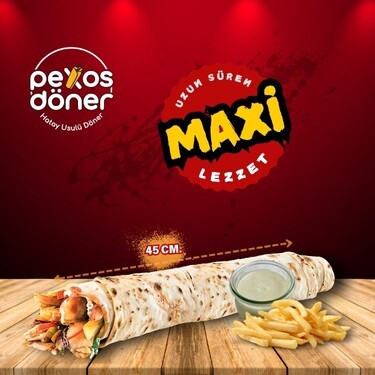 Pexos Maxi Tavuk Döner Dürüm