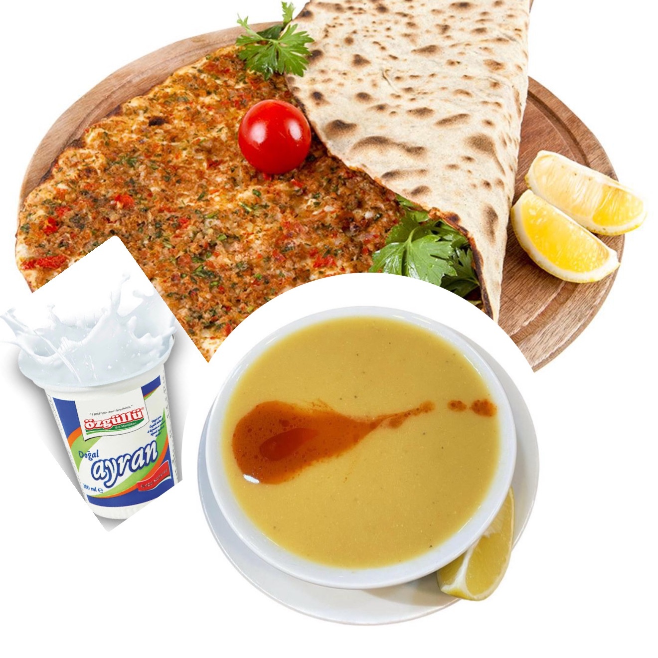 Lahmacun Çorba Ayran