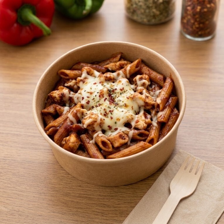 Barbekü Soslu Tavuklu Penne