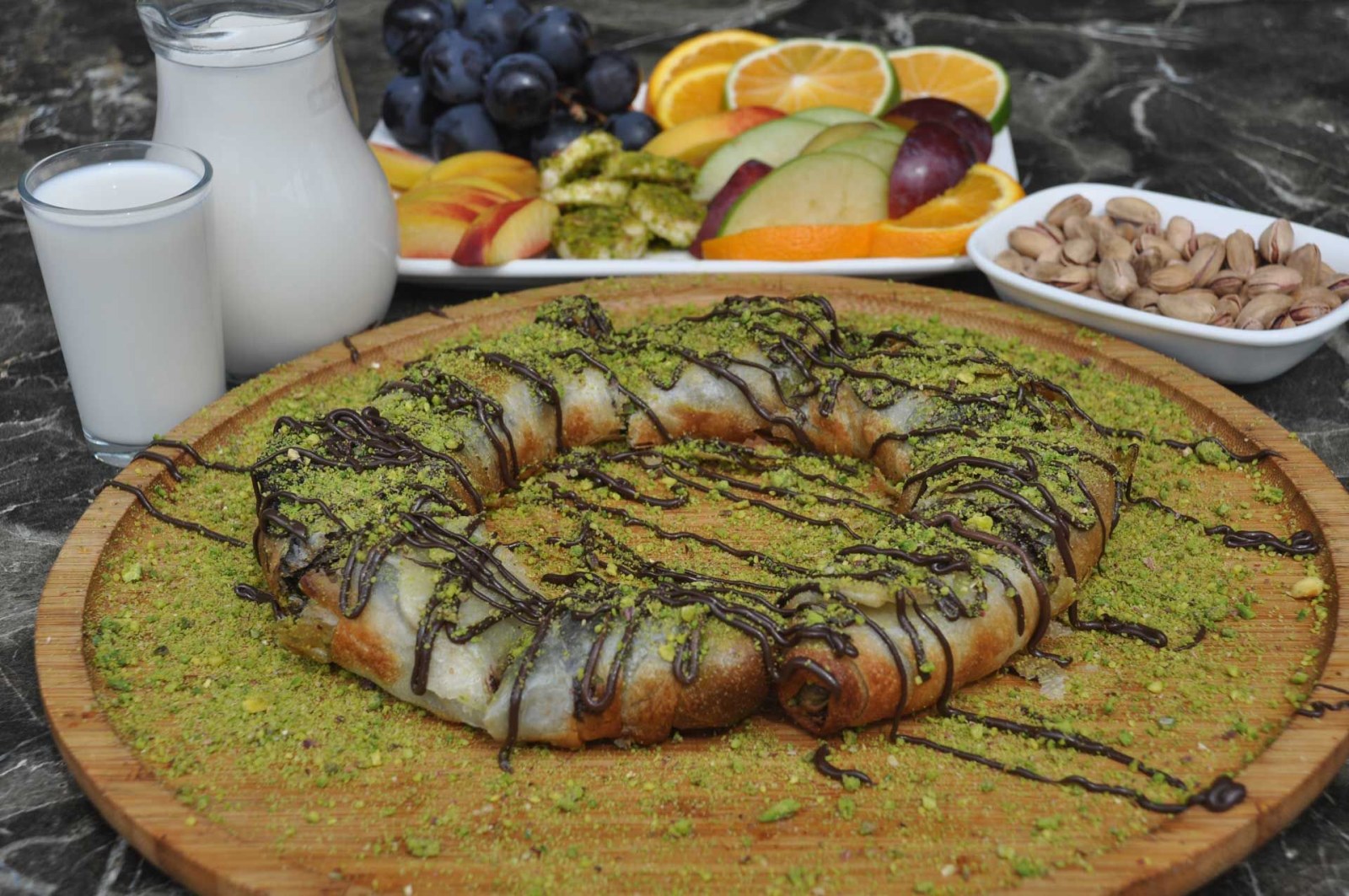 Çikolatalı Simit Katmer 2 Kişilik
