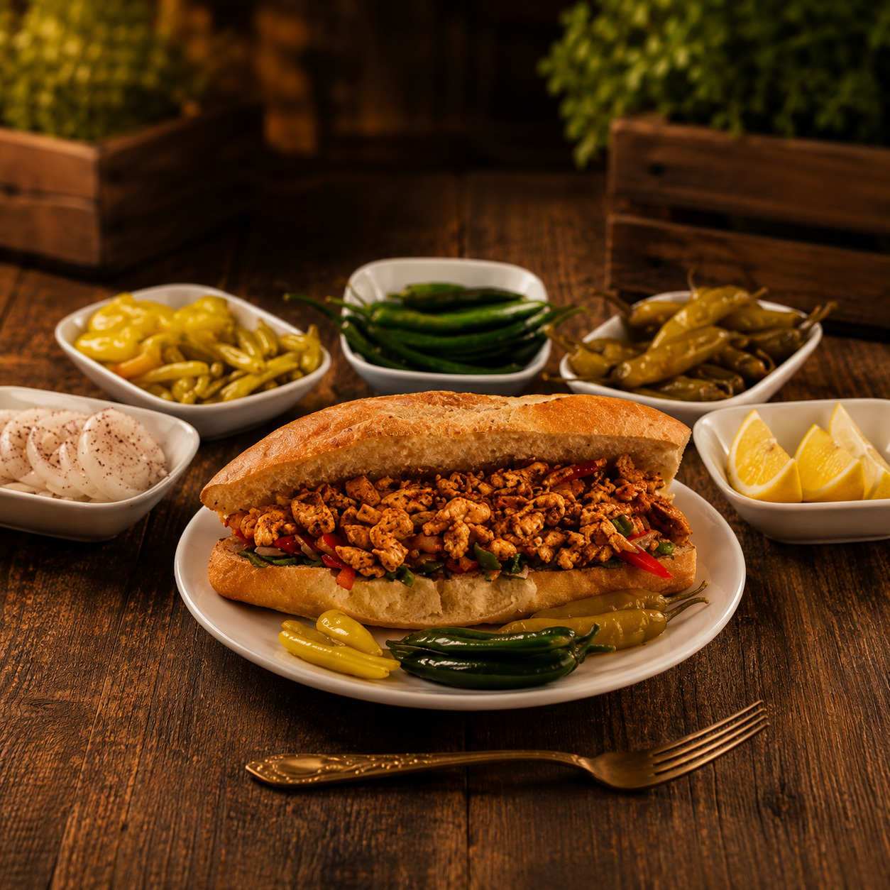 Ekmek Arası Tavuk Tantuni