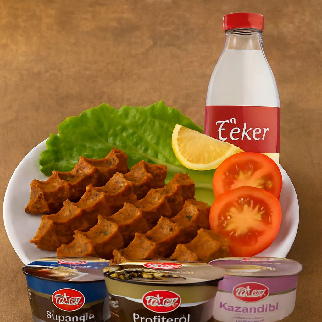 2 Kişilik Porsiyon (500 gr)Çiğ Köfte Menüsü