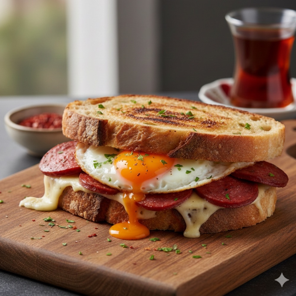 Yumurtalı Karışık Tost