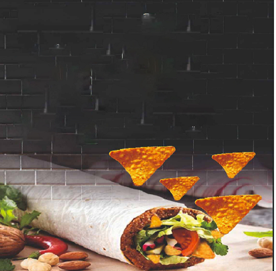 Doritos'lu Çiğ Köfte Dürüm (100 gr.)