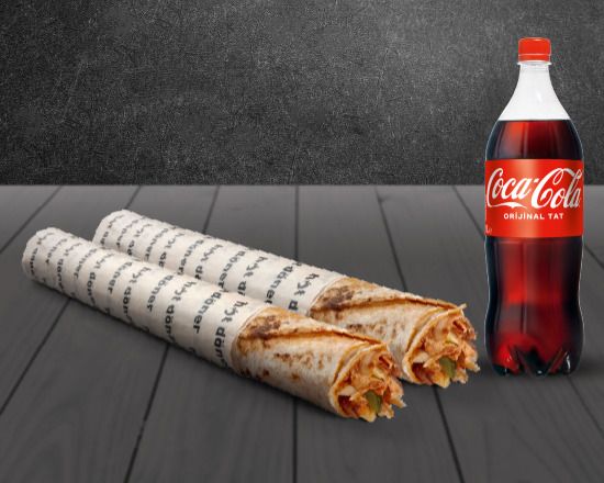 İkili Tavuk 45cm Maxi Dürüm Menü