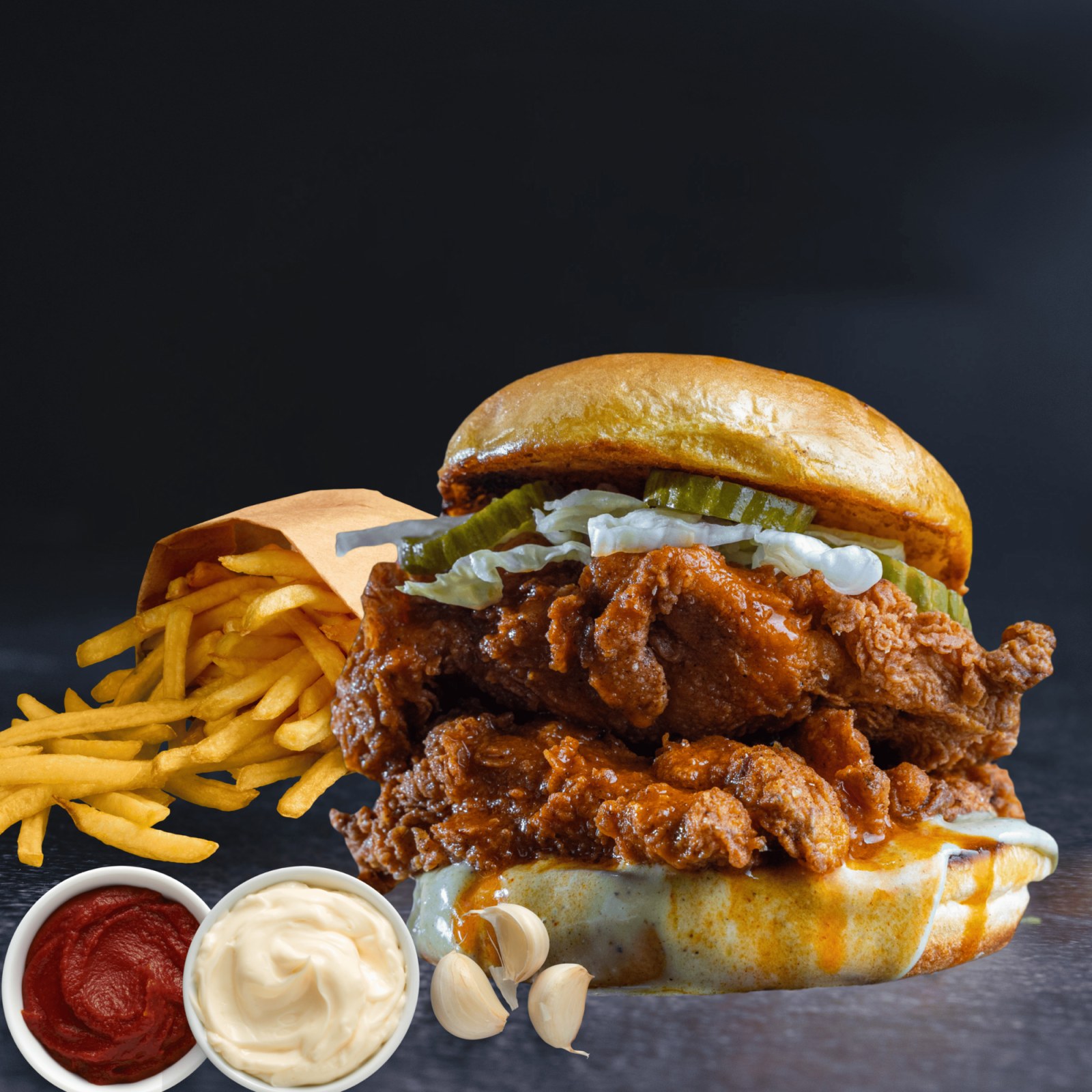 Kayserili Çıtır Tavuk Burger