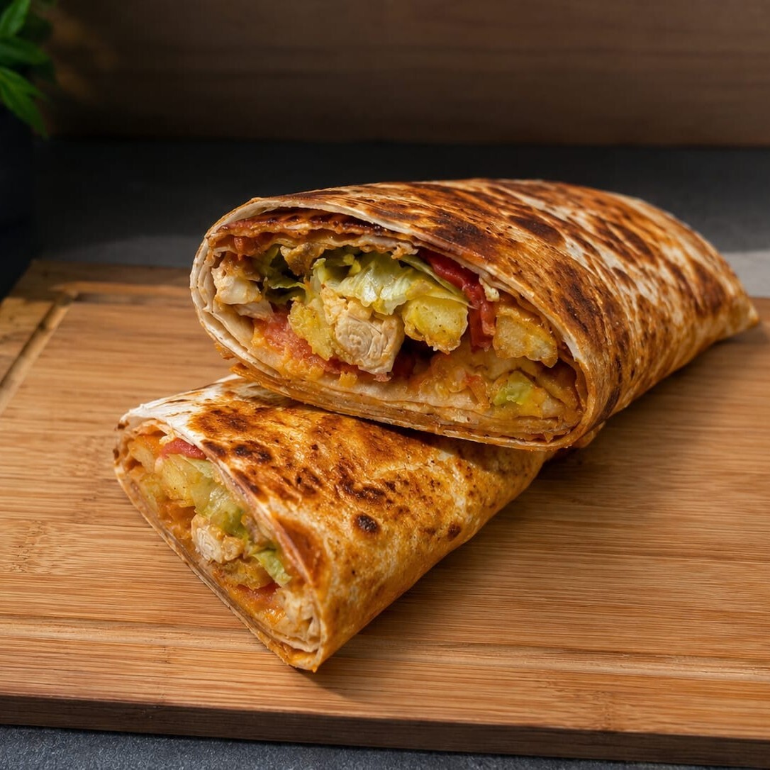 Sardunya Soslu Tavuk Döner Dürüm