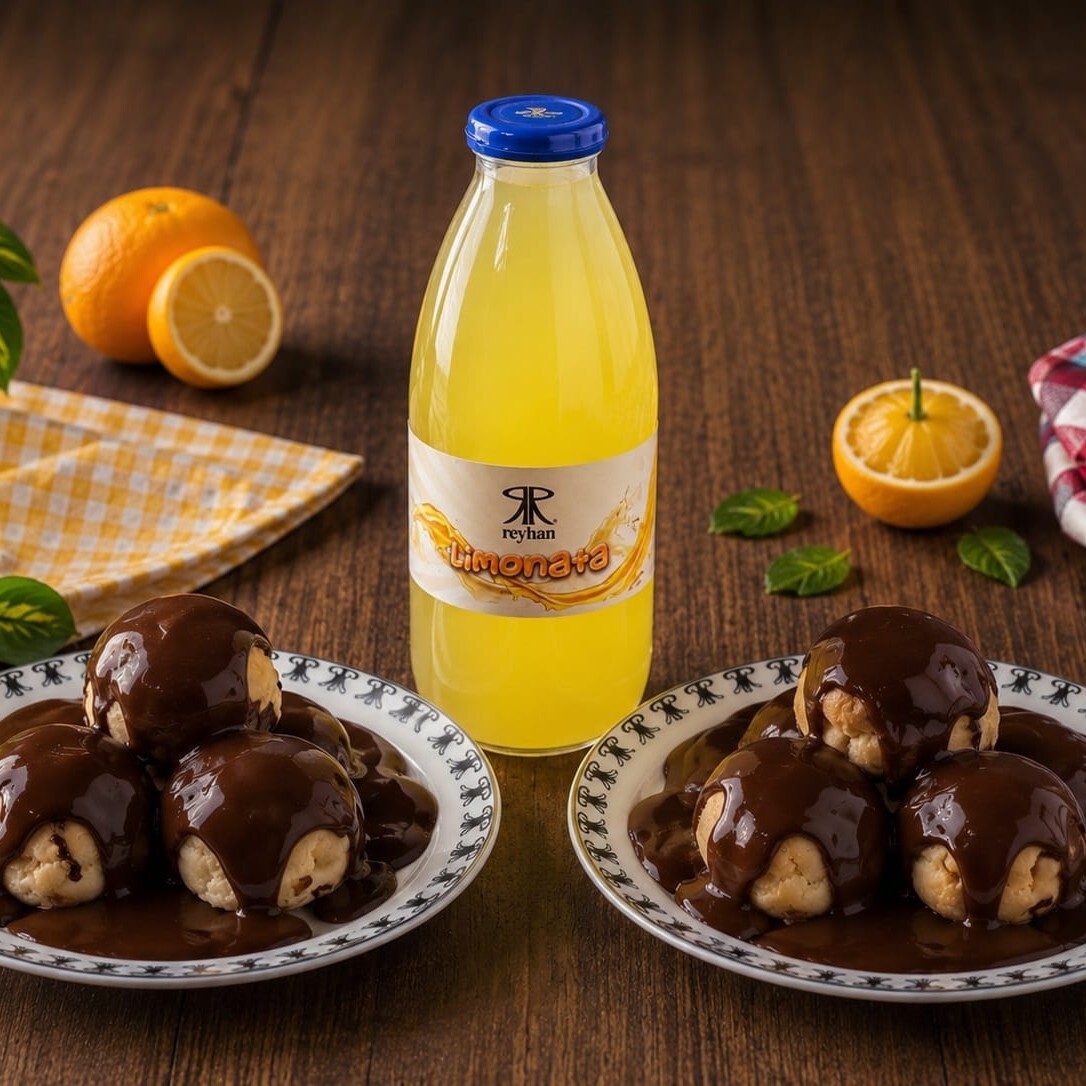 2 li Profiterol + 1LT Limonata menü