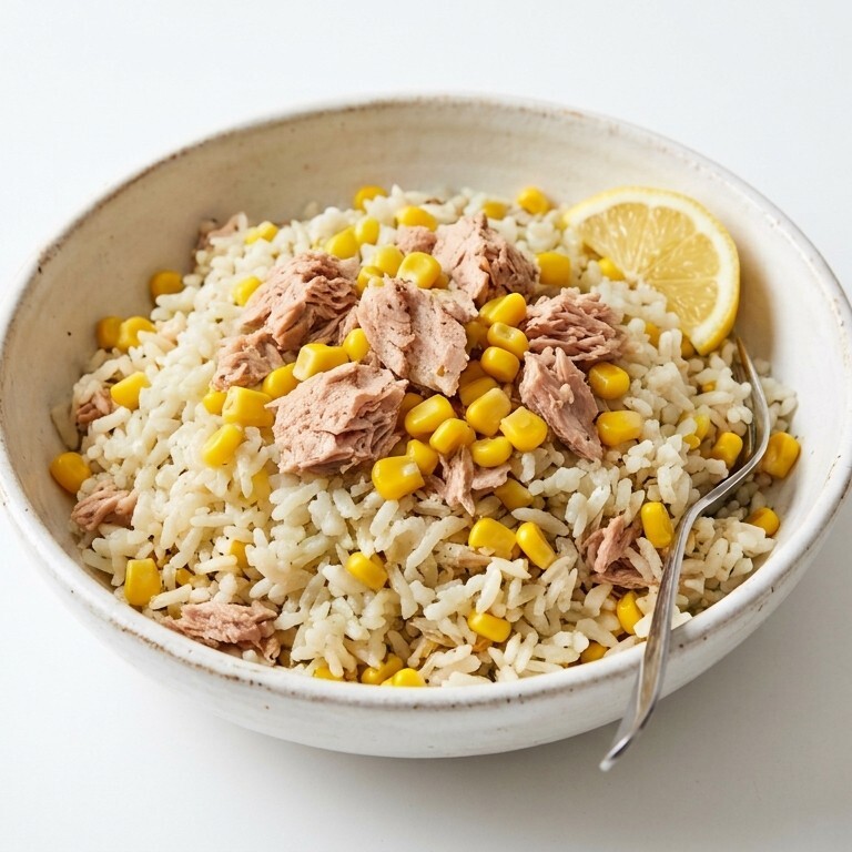 Mısırlı Ton Balıklı Pilav